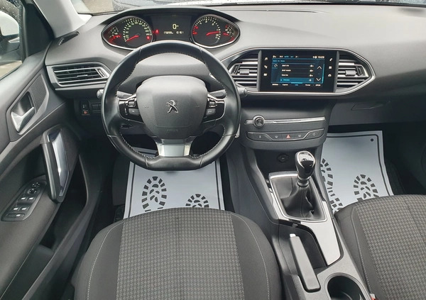 Peugeot 308 cena 37900 przebieg: 173299, rok produkcji 2019 z Warszawa małe 436